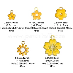 20Pcs 5 Style Alloy Enamel Pendants&nbsp;ENAM-YW0003-27