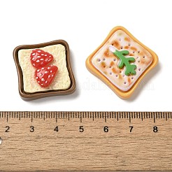 Toast Bread Theme Resin Decoden Cabochons&nbsp;RESI-Q231-04
