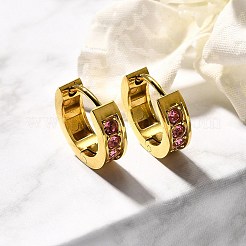 304 Stainless Steel Hoop Earrings for Women&nbsp;EJEW-M068-10G