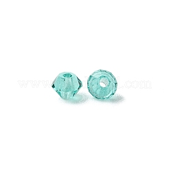 プレシオサ®クリスタルビーズ  チェコクリスタル  双円錐形(451 69 302 ロンデル)  50005 カリブ海  3mm  穴：0.8mm&nbsp;LS-X-PRC-BA3-50005