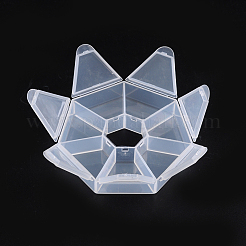プラスチックビーズの保存容器  透明  直径8 CM&nbsp;C009Y