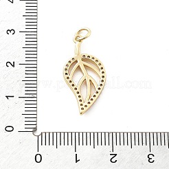 Brass Micro Pave Cubic Zirconia Pendants&nbsp;LS-KK-Q029-02E-G