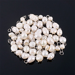 Natural Cultured Freshwater Pearl Pendants&nbsp;PALLOY-CW00004