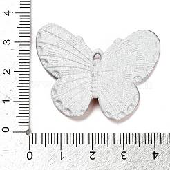 印刷された不透明なアクリルビーズ  蝶  ファイヤーブリック  31x41x4.5mm  穴：1.5mm&nbsp;MACR-R004-02E