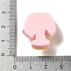 睡眠テーマ不透明樹脂デコデンカボション  電気スタンド  25x22.5x10mm&nbsp;CRES-L043-A01