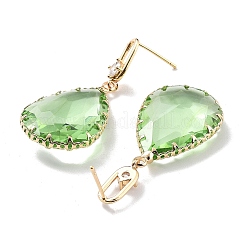 Light Gold Brass Stud Earrings&nbsp;EJEW-Q800-44KCG