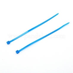 プラスチックケーブルタイ  タイラップ  ジップタイ  ディープスカイブルー  100x4.5x3.5mm  100個/袋&nbsp;KY-CJC0004-01N