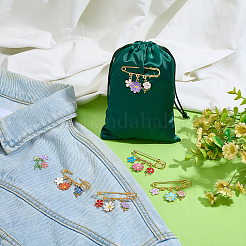 5Pcs Iron Safety Pin Brooches&nbsp;JEWB-PH01272