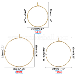 Brass Wine Glass Charms Rings&nbsp;KK-PH0001-43G-NF