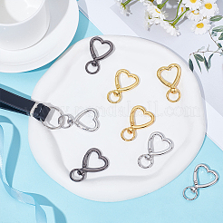 18Pcs 3 Colors Alloy Swivel Clasps&nbsp;FIND-UN0007-75