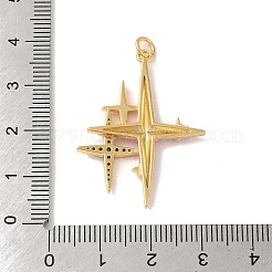 Rack Plating Brass Micro Pave Clear Cubic Zirconia and Enamel Pendants&nbsp;KK-S366-08G