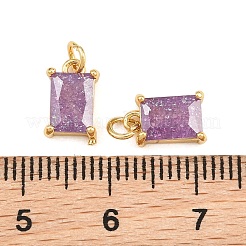 Brass & Glass Pendants&nbsp;KK-Q085-15G-04