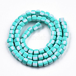 Handmade Polymer Clay Beads Strands&nbsp;CLAY-N010-074-03