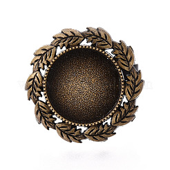 Adjustable Alloy & Iron Bezel Cup Ring Base with Rotatable Tray&nbsp;MAK-T012-01AB