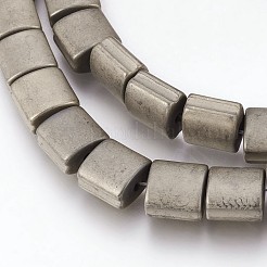 Electroplated Non-magnetic Synthetic Hematite Beads Strands&nbsp;G-P392-U07