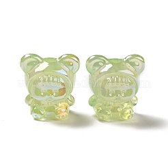 UV Plating Rainbow Iridescent Acrylic Beads&nbsp;LS-PACR-M002-01B