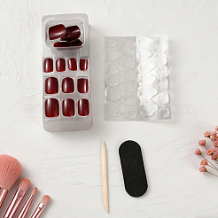 ABS Plastic Pure Color Press On False Nails&nbsp;MRMJ-WH20004-31B