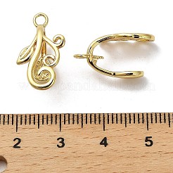 Rack Plating Brass Pendant Bails&nbsp;KK-S397-21G