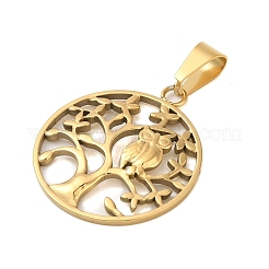 Ion Plating(IP) 304 Stainless Steel Pendants&nbsp;STAS-C103-37G