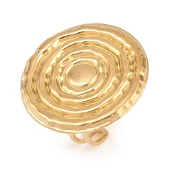 304 Stainless Steel Cuff Open Rings for Women&nbsp;RJEW-I113-03G