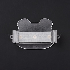Tpu プラスチック携帯電話バック クリップ  伸縮性のあるグリップ クリップ ホルダー電話  クランプ携帯電話ケース用  クマの柄  9x5.6x1cm&nbsp;LS-KY-G022-01B
