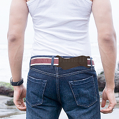 Wave Shaped Cowhide Knife Sheaths&nbsp;AJEW-WH0314-618