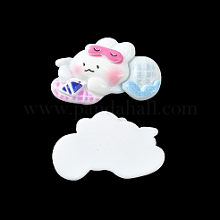 Opaque Cute Bunny Cabochons&nbsp;CRES-O006-14C