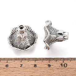 Tibetan Style Alloy Bead Caps&nbsp;TIBEB-T004-16AS