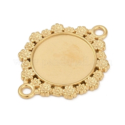 304 Stainless Steel Pendant Cabochon Settings&nbsp;STAS-D366-11G