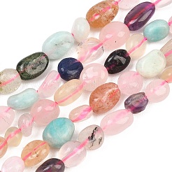 Natural Mixed Stone Beads Strands&nbsp;G-G464-A03-01