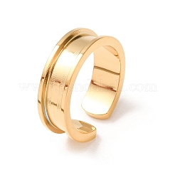 304 Stainless Steel Cuff Open Rings&nbsp;SA-CBACA70-01A-G
