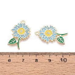 Alloy Enamel Pendants&nbsp;ENAM-T024-32B-G
