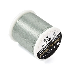 平らなミユキナイロンビーズ糸  シードビーズ用のワックス加工済み糸  330dtex  アクア  0.15x0.1mm  約54.68ヤード（50m）/ロール&nbsp;FB-CBA3435-01K
