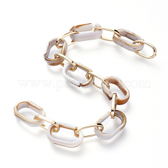 Handmade Acrylic & Aluminium Cable Chains&nbsp;AJEW-JB00560-04