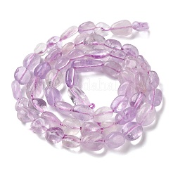 Natural Lavender Amethyst Beads Strands&nbsp;G-C268-A03-6x8mm