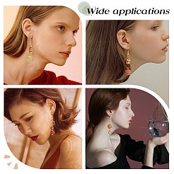 Wood Beads Dangle Earrings DIY Making Kit&nbsp;DIY-SC0017-64