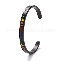 Rainbow Pride Cuff Bangle&nbsp;BJEW-F419-14EB