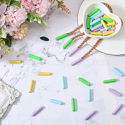 40Pcs 4 Colors Alloy Cord End&nbsp;FIND-GF0008-47B
