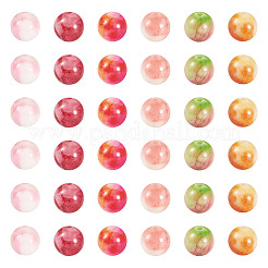 120Pcs 6 Styles Dyed Natural Persian Jade & Yellow Jade Beads&nbsp;G-TA0002-59