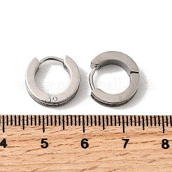 304 Stainless Steel Hoop Earrings&nbsp;EJEW-L302-03C-P