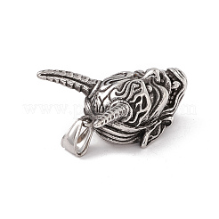 304 Stainless Steel Manual Polishing Pendants&nbsp;STAS-G267-15AS