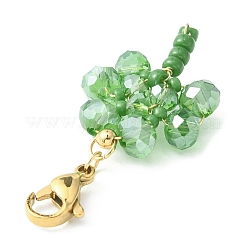 Glass Pendant Decoration&nbsp;HJEW-TA00031-01