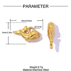 304 Stainless Steel Pendants&nbsp;STAS-OY019-43G
