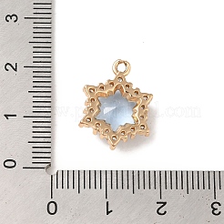 Brass with Cubic Zirconia Pendants&nbsp;KK-G499-15G-03