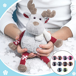 60Sets 10 Colors Plastic Doll Craft Eyes&nbsp;DIY-PH0030-50