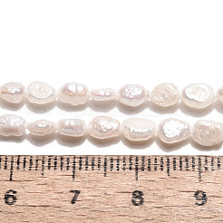 Natural Cultured Freshwater Pearl Beads Strands&nbsp;PEAR-N014-03H-01