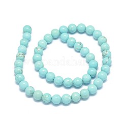 Natural Magnesite Beads Strands&nbsp;G-F604-04-8mm