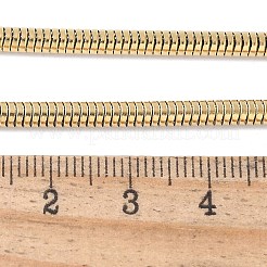 304 Stainless Steel Round Snake Chains Necklaces&nbsp;NJEW-A040-01G