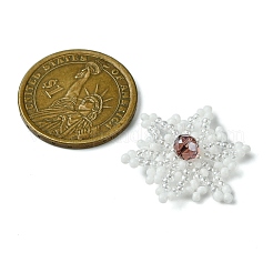 Christmas Seed Beads Beaded Charms&nbsp;PALLOY-MZ00297-04