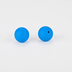 Round Silicone Focal Beads&nbsp;SI-JX0046A-26